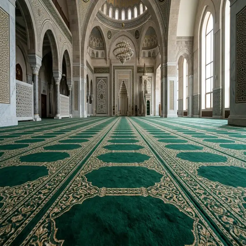 Tasbeeh-Texture-Green-Masjid-Carpet